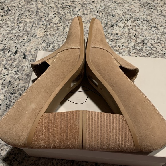 JOIE Wevenly Suede Block Heel Closed Toe Loafer - Picture 13 of 15